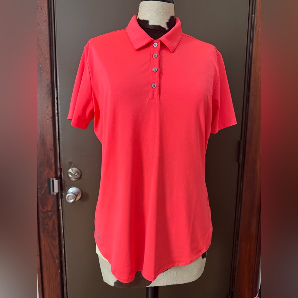 Adidas XL Women’s Neon Pink/Orange Polo Shirt
